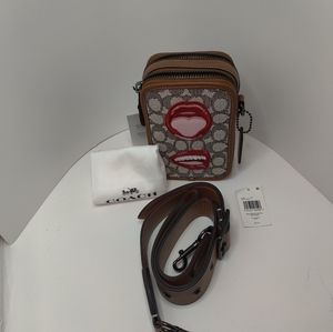 COPY - Coach X Tom Wesselmann Rogue Crossbody 12 In Signature Textile Jacquard